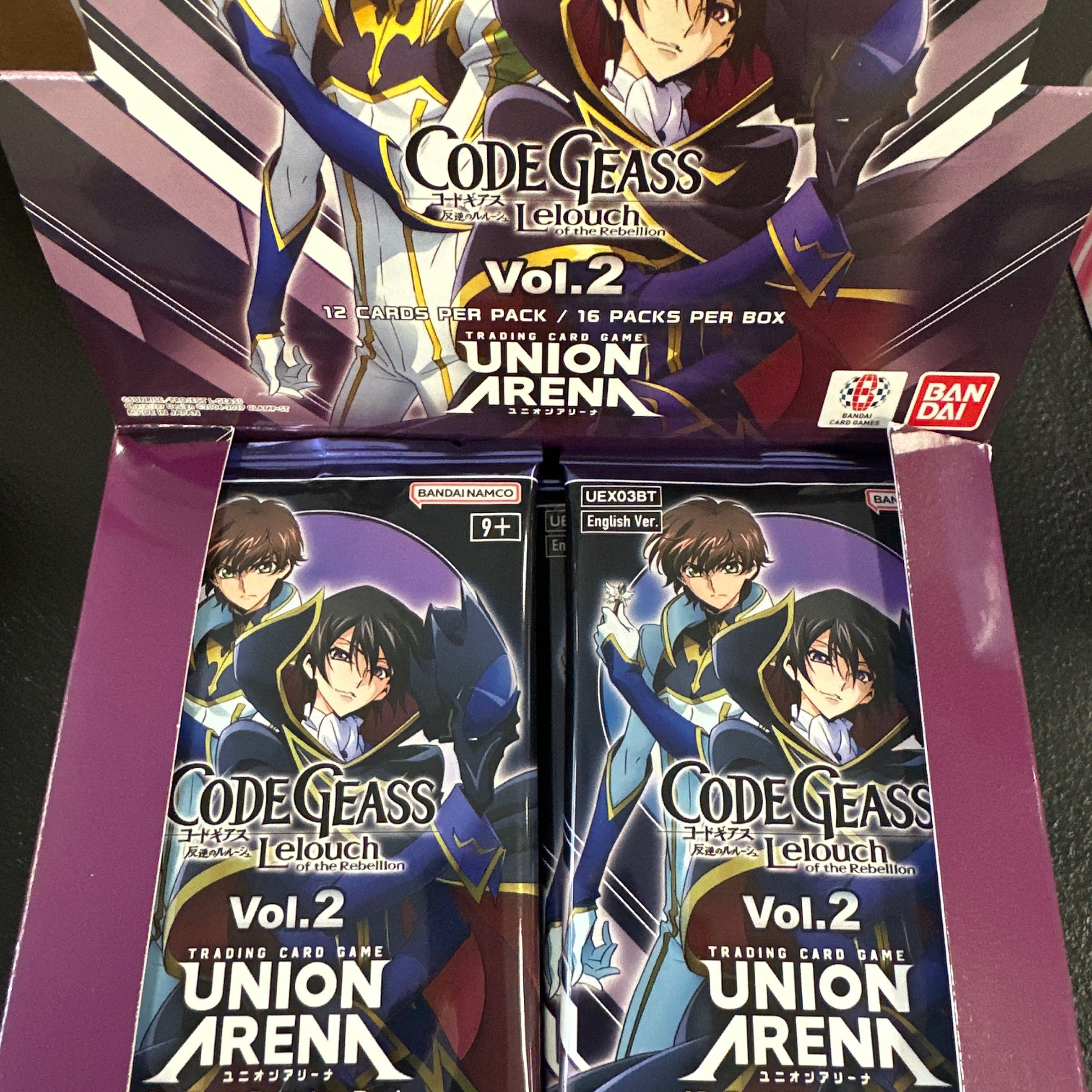 code geass union arena booster box Lelouch of the Rebellion and master the art of strategy in this thrilling card game Code Geass: Lelouch of the